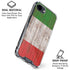 Italian Flag Dark Wood iPhone 16e Clear Case